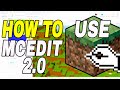 How to use mcedit 20 basics  schematic tutorial w download