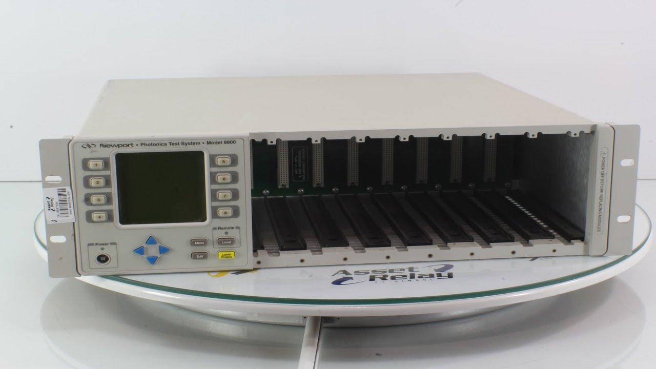 Newport Rake Torque Controller Newport 8800 Modular Controller - YouTube