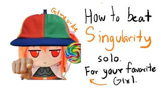 How to beat challenge: Singularity | Vocaloid tower defense