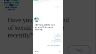 ADA Genital Warts chatbot test screenshot 1