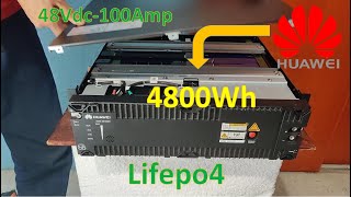 HUAWEI LIFEPO4 battery bank 48V 100A 4800Wh of energy, scam or reality???? ESM-48100 LITHIUM by CHOCHUENO 32,276 views 2 years ago 9 minutes, 23 seconds