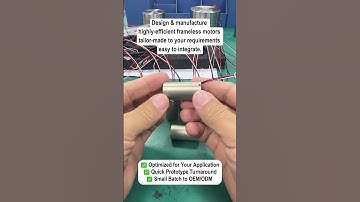 The Smallest & Lightest Frameless Motor (OD only 16mm) Compared to Competitors for Robotics