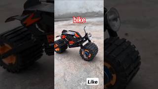 Mini toy bike install DC motor #motor #diy #project