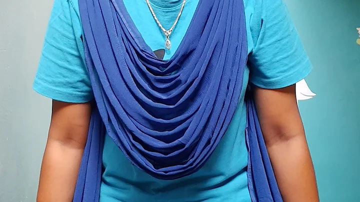 Easy way to wear step shawl || Indian wear||