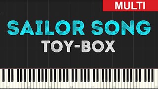 Toy-Box - Sailor Song (Instrumental Tutorial) [Synthesia]