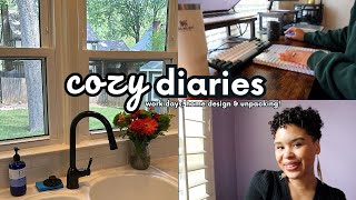Cozy Diaries🎨 work life balance in corporate marketing, events, home office design ideas, unpacking!