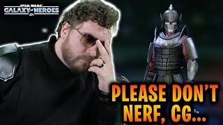 This Does Not Look Good... CG Announces Possible Nerf/Changes for Darth Bane