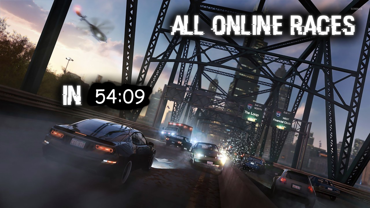 [WR] Watch_Dogs All Online Races (35:22)