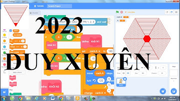 Lập Trình Scratch 2023 VẼ TAM GIÁC SANG LỤC GIÁC | VDD SHOA