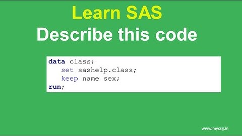 Describe this sas code 1008 - Subset variables using keep statement in data step