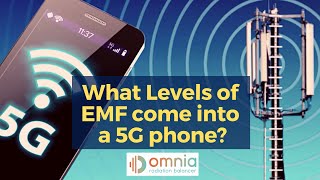 What levels of EMF come into a 5G phone