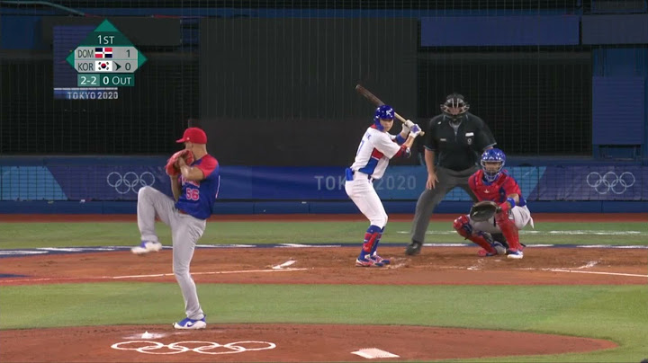 8월 1일 한국 vs 도미니카공화국 | 야구 1라운드 결과 | 2021년 도쿄 올림픽