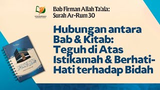 Bab Firman Allah: Surah Ar-Rum 30 & Hubungannya dengan Kitab: Teguh di Atas Istikamah ...