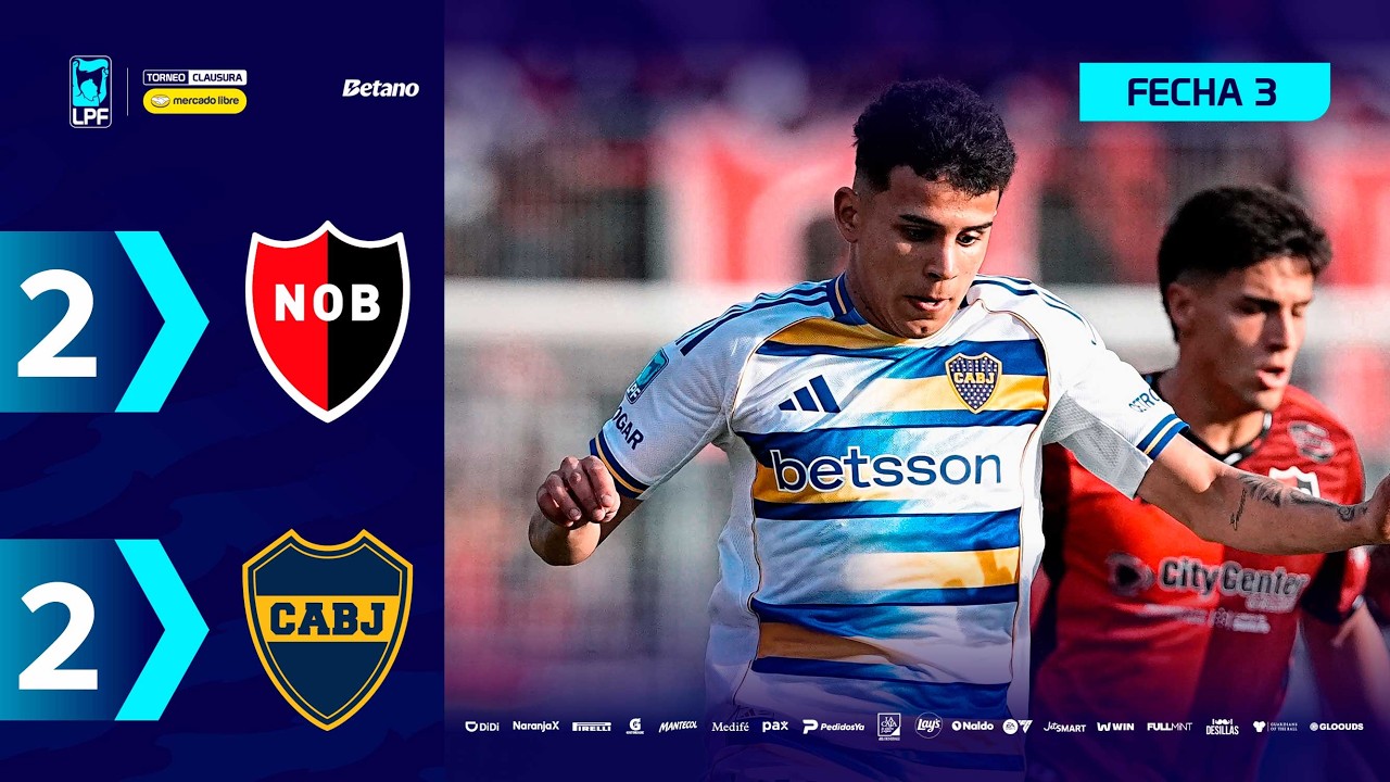 Newell's Old Boys 2–2 Boca Juniors full highlights