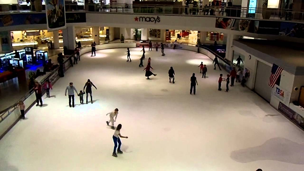 Westfield mall skating rink - YouTube