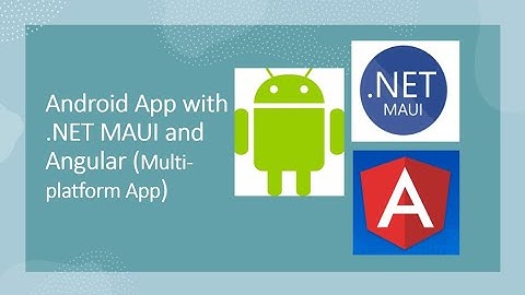 Android App Using Angular And .NET MAUI (Multi-platform App)