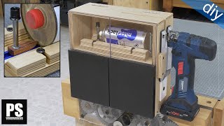 DIY Jig Saw Holder with Spray Can Shaker