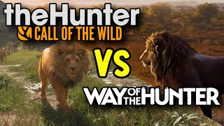Tikamoon Plains VS Vurhonga Savannah! - TheHunter: Call of the Wild Vs Way of the Hunter