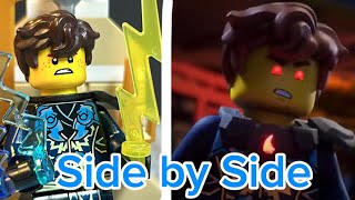 ⚡️EVIL JAY VS NYA⚡️ | Ninjago Dragons Rising Scene Recreation 