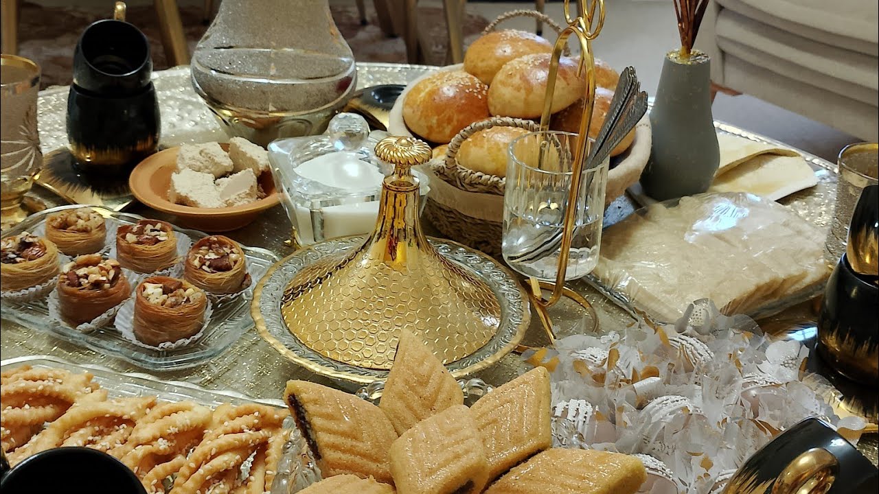 روتين بيتي الدافئ 🏡 | تزيين صينية نفاس + ديكور + خبز الشريك