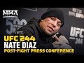 UFC 244: Nate Diaz Post-Fight Press Conference - MMA Fighting