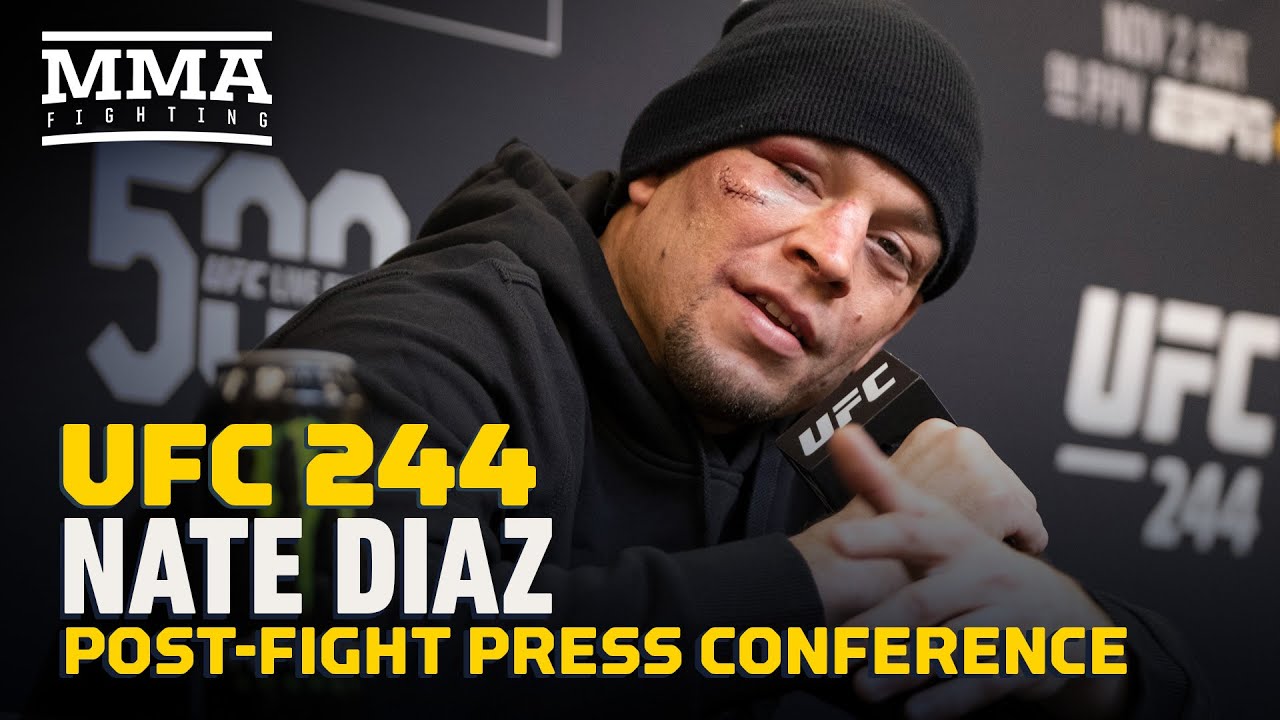 UFC 244: Nate Diaz Post-Fight Press Conference - MMA Fighting