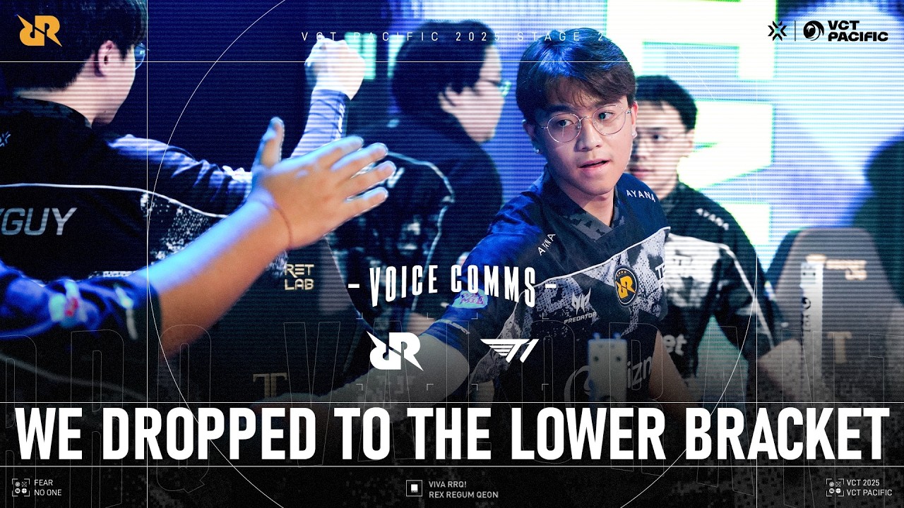 EVEN DEFEAT WON'T STOP US | RRQ VS T1 | VCT PACIFIC STAGE 2 PLAYOFFS VOICE COMMS