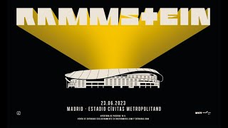 Rammstein - Puppe - Live aus Madrid 4K 23-06-2023 2nd Row