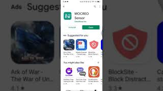 Download the Mocreo sensor Hub APP and create an account screenshot 3