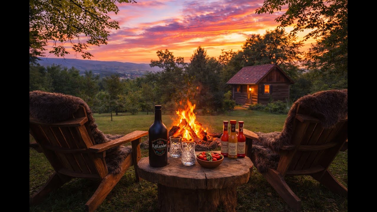 Evening by the Fire 🔥 Cozy Outdoor Ambience for Relaxation, Reflection & Calm
