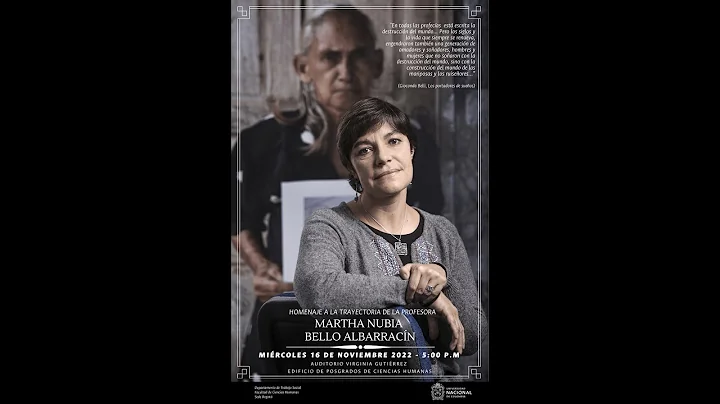 Homenaje Trayectoria Acadmica profesora Martha Nub...
