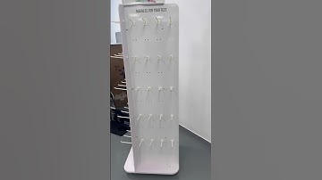 #pvc socks floor display , forex board plastic footwear display stand with hooks