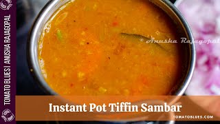 Instant Pot Tiffin Sambar- How to make hotel style sambar in electric pressure cooker?
