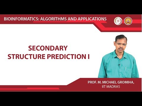 Secondary structure prediction I