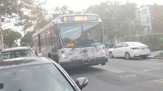 NJT NABI #6027 On the 8 to Journal SQ Bergen Avenue 40-SFW (Outside)