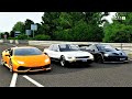 Forza 7 Drag race: Lamborghini Huracan TT (884hp) vs Nissan Silvia K's (827hp) vs McLaren P1