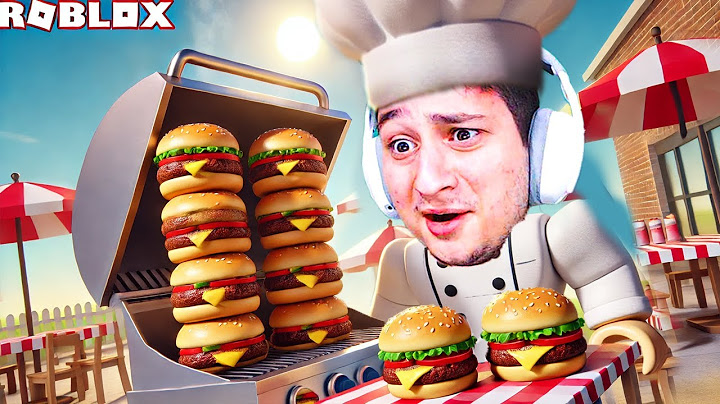 აბა ვის უნდა ბურგერი Roblox Fast Food Simulator