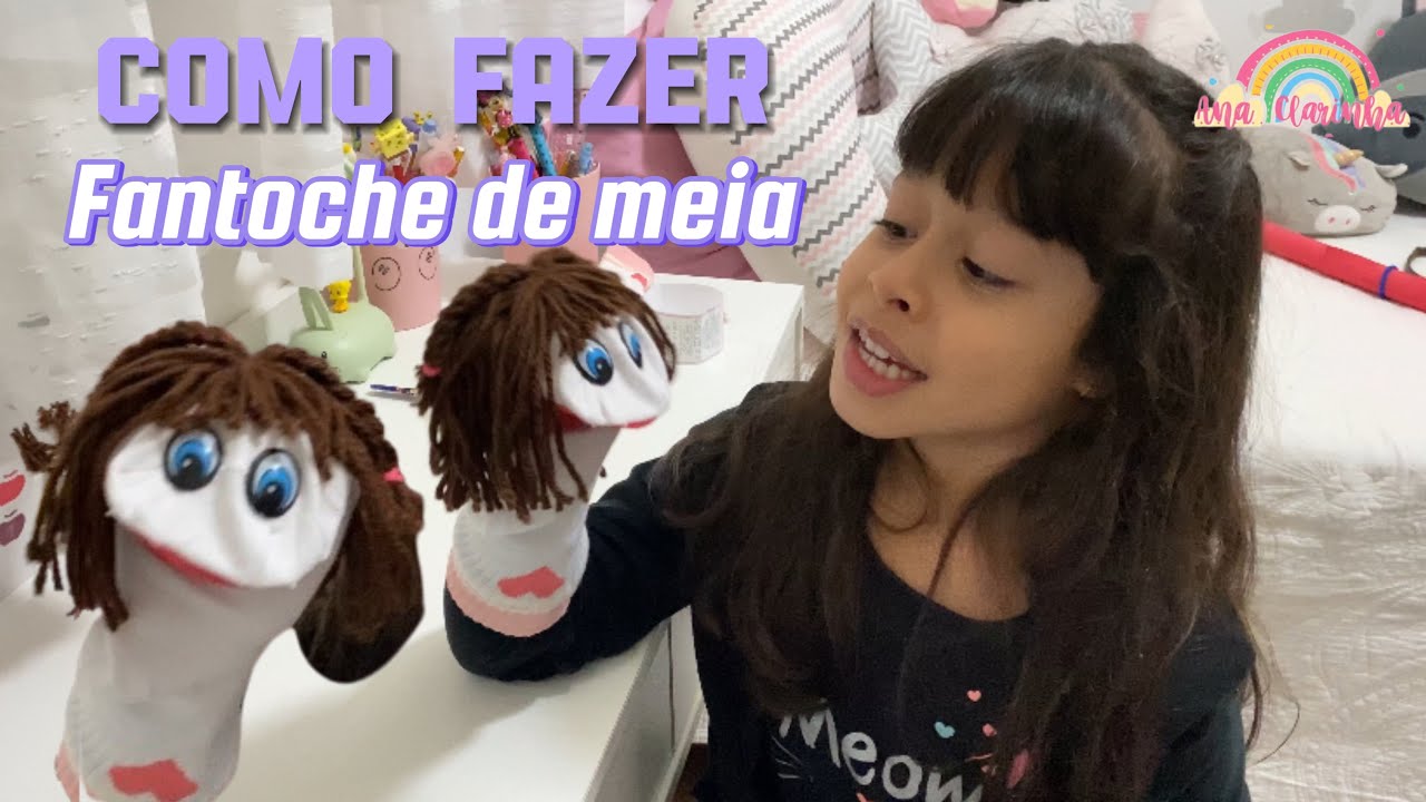 Como fazer um Fantoche de meia em minutos - Passo a passo