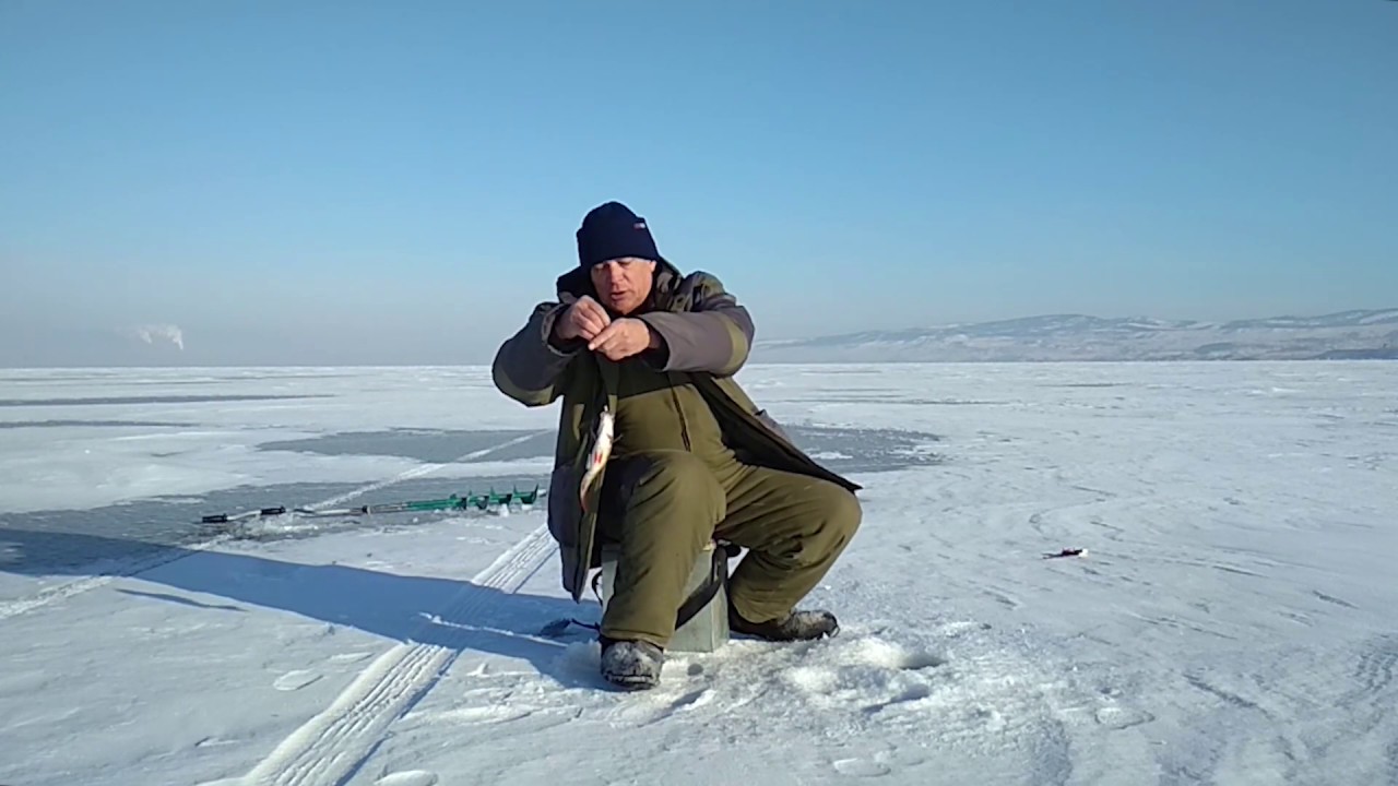 зимняя рыбалка на озере гусиное видео