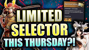 EXCLUSIVE LUCKY PICK Coming Already! LIMITED SELECTOR 200 Guaranteed Banner ⁂ Watcher of Realms