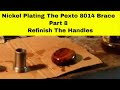 Nickel Plating ~ Pexto 8014 Brace Pt 8 ~ Wooden Parts Nickel Plating ~ Pexto 8014 Brace Pt 8 ~ Wooden Parts