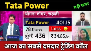Tata Power Share Latest News 🔴 Tata Power Share Today Update, Market and Fundamental Analysis