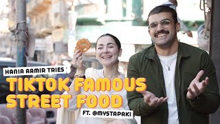 Hania Aamir Tries TikTok Famous Food in Karachi’s Burns Road | Mashion