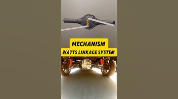 Watts Linkage system!! | Mechanical Mechanism| #chairidesign #mechanism #engineering
