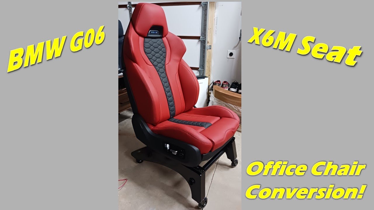 Converting A G06 Bmw X6M Seat Into An Office Chair! - Youtube