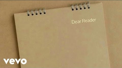 Taylor Swift - Dear Reader (Lyric Video)