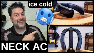 AICE 3 wearable neck air conditioner. Neck AC that really cools. How to beat the heat! [524]