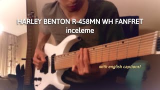 Harley Benton R-458 Review - with English Subtitles - MY FIRST 8 STRING!