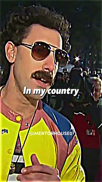 Borat Gets Interviewed By Female Journalist 🔥 #alphamale #automobile #mentalhealthcare #funny