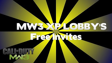 [MW3]FREE XP LOBBY+INVITE[MW3]